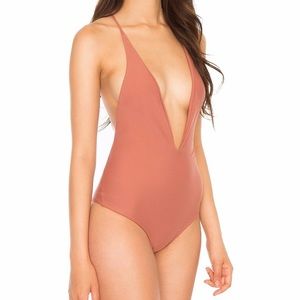 Mikoh Africa one piece NWOT in lychee size S